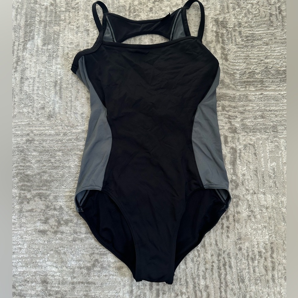 Black and Gray small Bloch Leotard